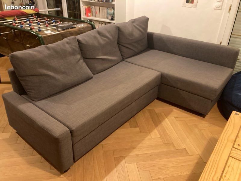Canapé Ikea Friheten gris convertible (image 1)