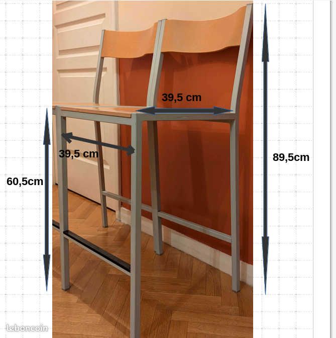 Chaises de cuisine hautes (image 2)