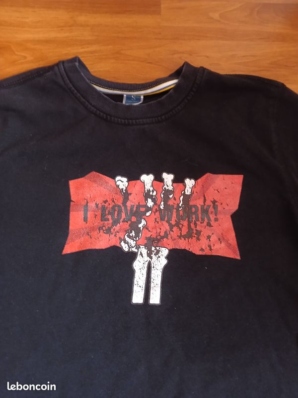 Sweat noir mixte taille S (image 2)