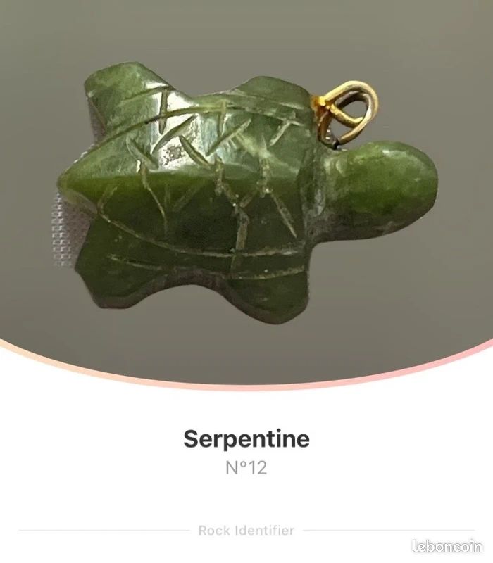 Pendentif Serpentine 67 Carats - Pierre Naturelle - Italie - Neuf Avec étiquettes