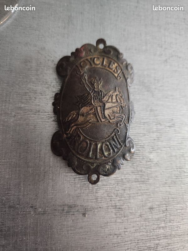 RARE plaque de vélo ancienne CYCLE RAPIDE
