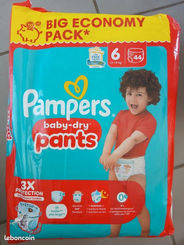 Couches Pampers pants 6 (image 1)