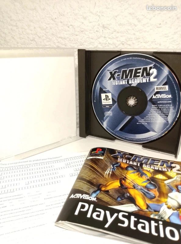 SONY PLAYSTATION - X-Men 2 Mutant Academy - CD Promo NFR - Jeu Promo PS1 EUR 19,90 - FR