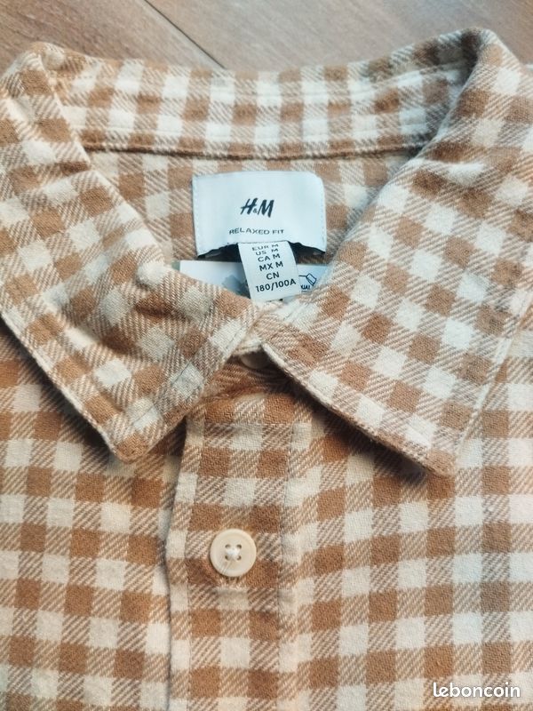 Chemise Oversize Surchemise A Carreaux H&m Relaxed Fit