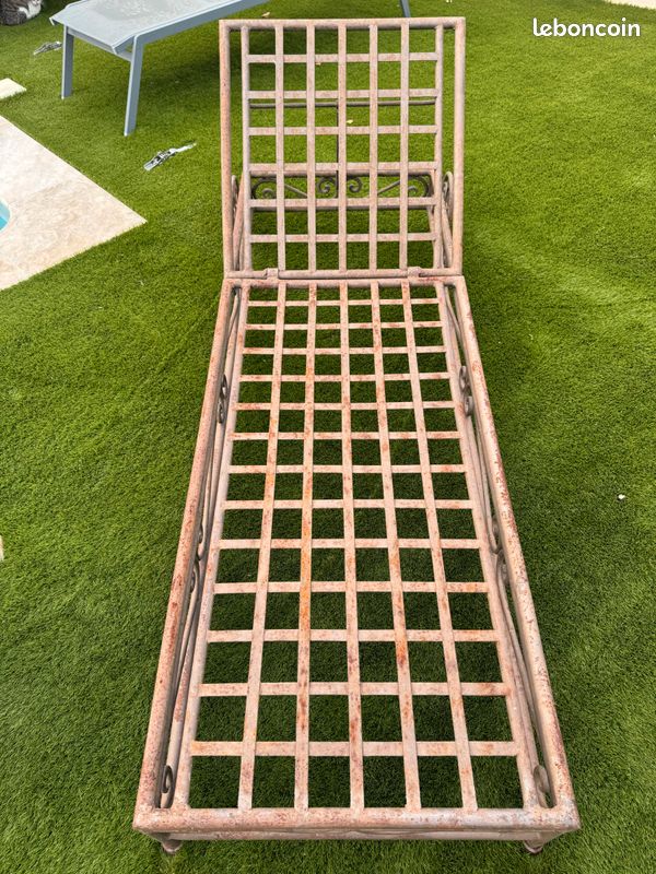 Bain de soleil fer forgé (image 2)