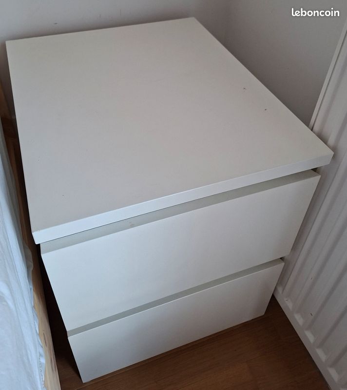 Paire de commodes chevet ikea Malm (image 3)