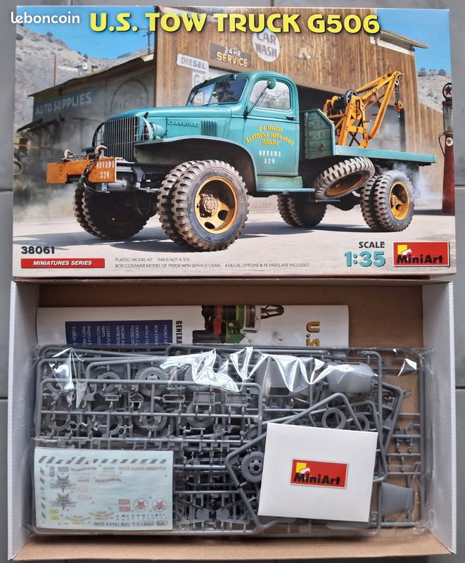 Camion Somua JL 19 VA 1950 Miniature MINITRUCKS 1/50 (kit Résine Monté) - Occasion