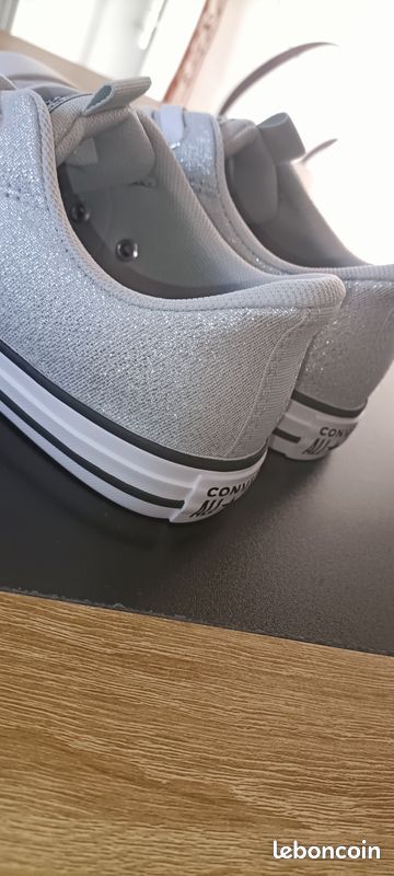 Converse all star basket argentée fille 34 neuve (image 6)