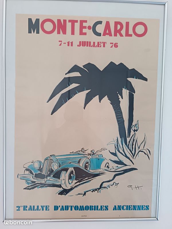 Affiche officielle collection du Rallye Monte Carlo 2004 - Collection