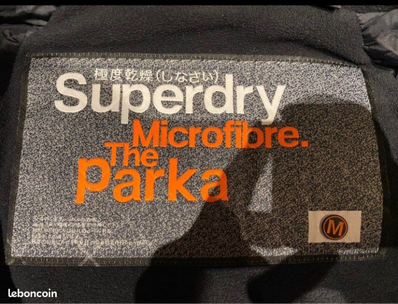 Veste parka bleue SuperDry taille M (image 4)