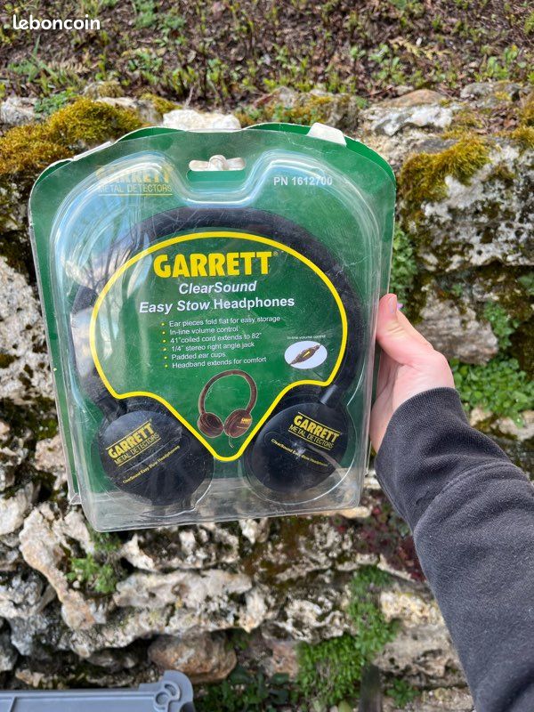 Casque Audio Garrett Clear Sound - Modèle DY-196 - Neuf Sous Emballage - Pour Détection Ou Communication