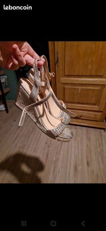 Heel Chaussures DorÃ©es Camaieu Talon Camaieu Chaussure Doree Gaïa