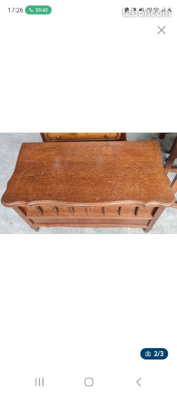 Meuble Coffre en bois vintage (image 2)