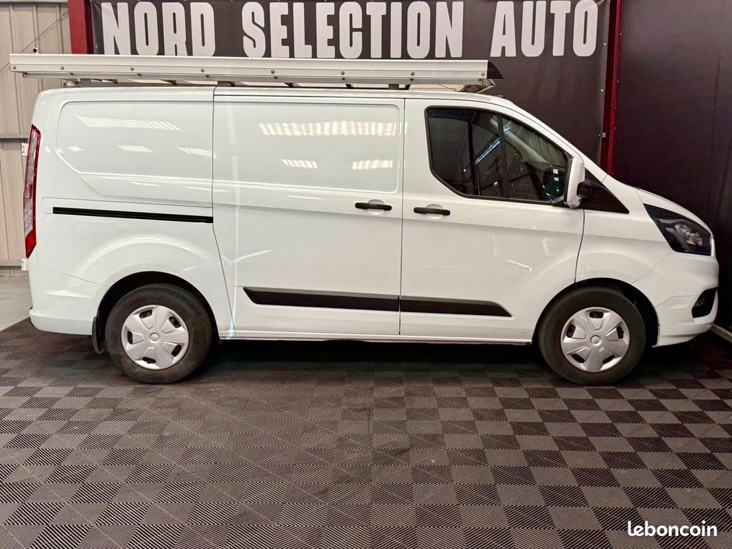 FORD TRANSIT CUSTOM L1 H1 2.0 130 CH BVA6 CLIM / GPS / GALERIE / REGULATEUR / TVA RECUPERABLE 158.453km (image 7)