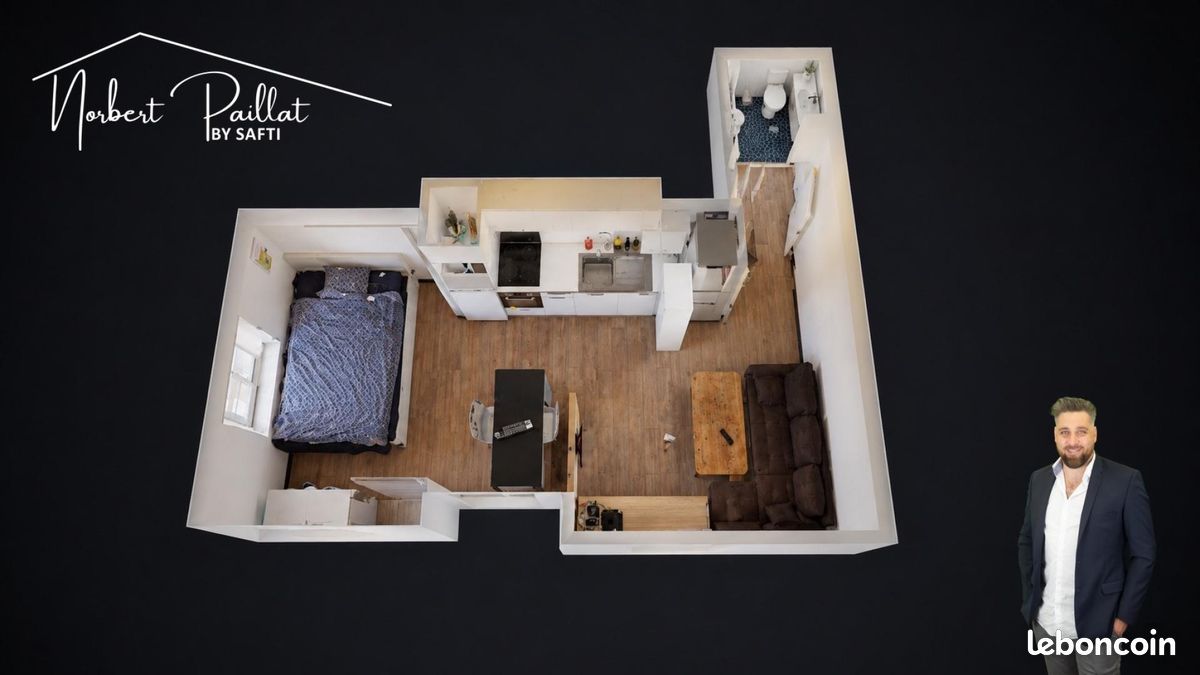 Appartement 1 pièce 22 m² · à Mâcon · 22 m² · 463 €