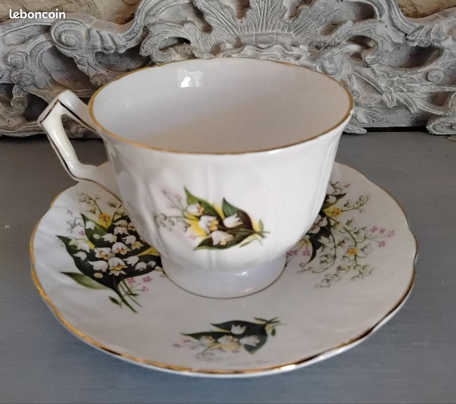 Tasse anglaise en porcelaine Aynsley (image 5)