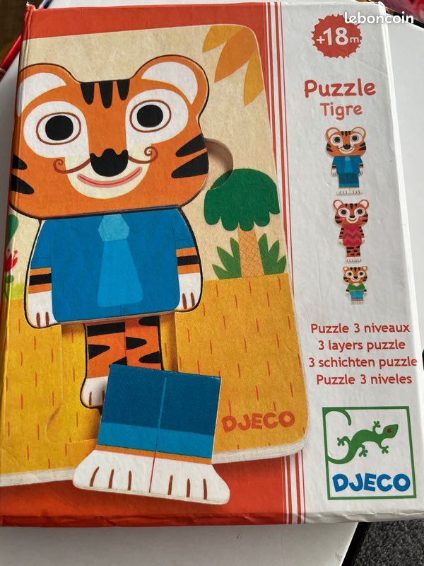 Puzzle Tigre Djeco (image 1)