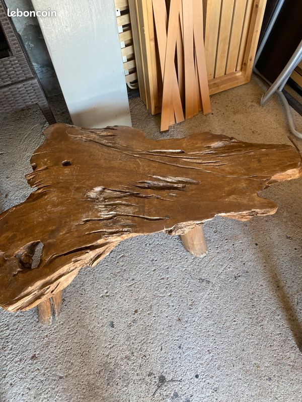 Table en bois brute (image 2)