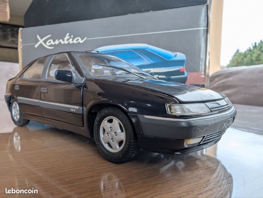 Citroën Xantia Bleue SEGEM 1/18 – Miniature En Boîte, Zamak