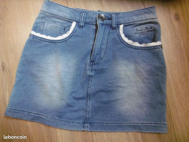 Mini Jupe Jean Kaporal - Taille 38 (W27) - Bleu - Excellent état - Femme