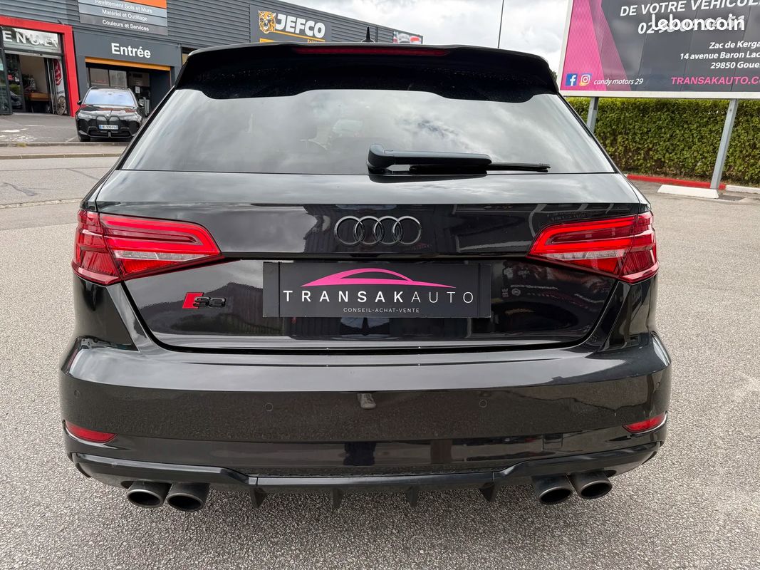 Audi S3 8v2 2.0 TFSI 310cv quattro Pack CARBON Noir panthere (image 4)
