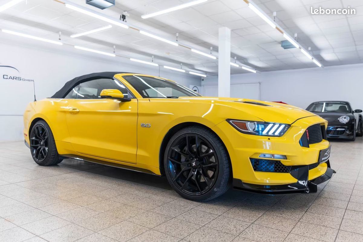 FORD Mustang GT CABRIOLET 5.0 V8 426CH BVA - GPL - CUIR - APPLE CARPLAY (image 3)
