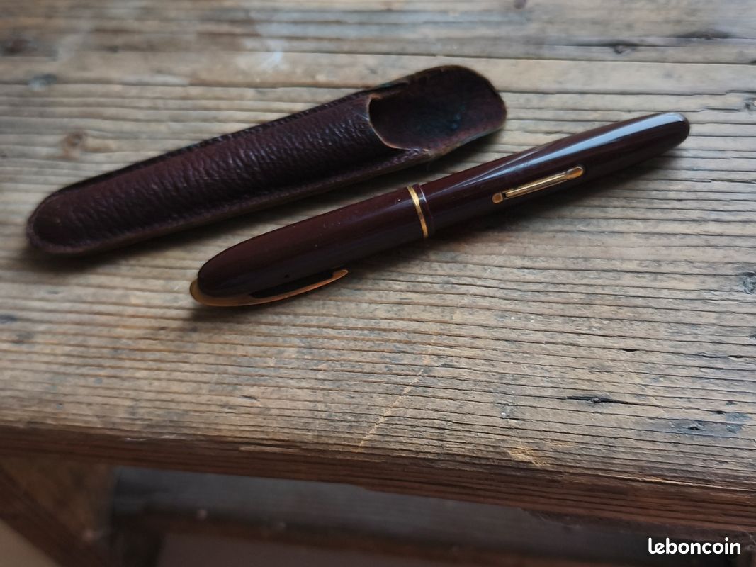 Stylo Plume WATERMAN Ancien - Plume En Or 18 Carats - Occasion - Pièce De Collection