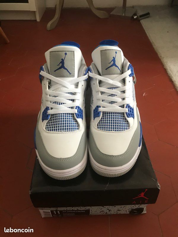 Jordan 4 retro military blue (image 1)