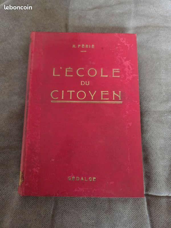 L'École du Citoyen – R. Périé – 5e édition 1921 – Livre ancien Histoire & Morale (image 2)