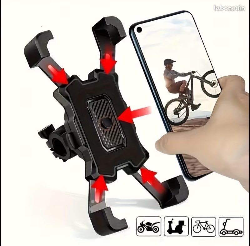 Support Téléphone / GPS Anti-Tremblement Vélo & Moto 🚴🏍️ (image 3)