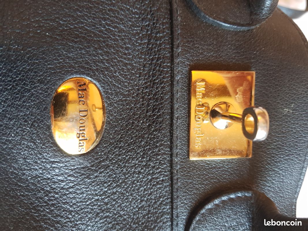 Sac mac douglas cuir buffle noir (image 5)