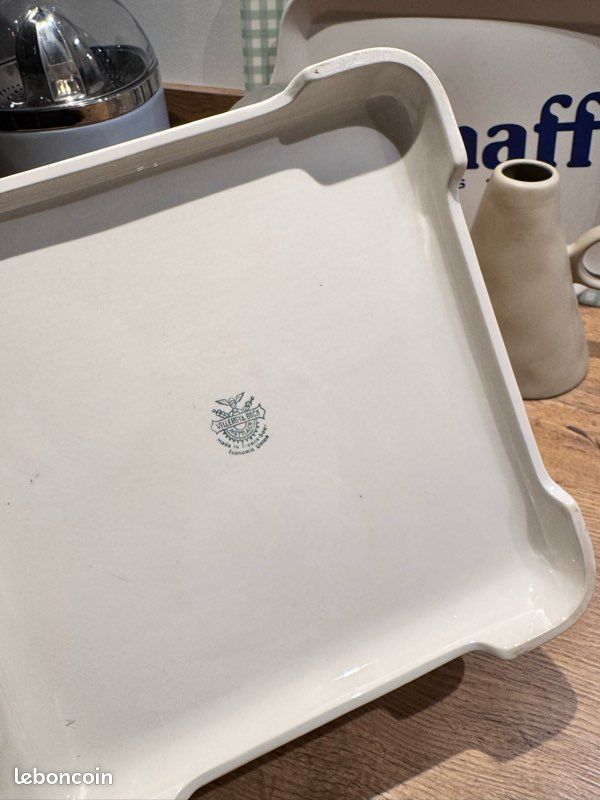 Dessous de plat ancien en céramique