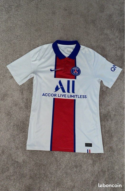 maillot psg officiel 2020/2021 Vapor match Mbappé taille L neuf