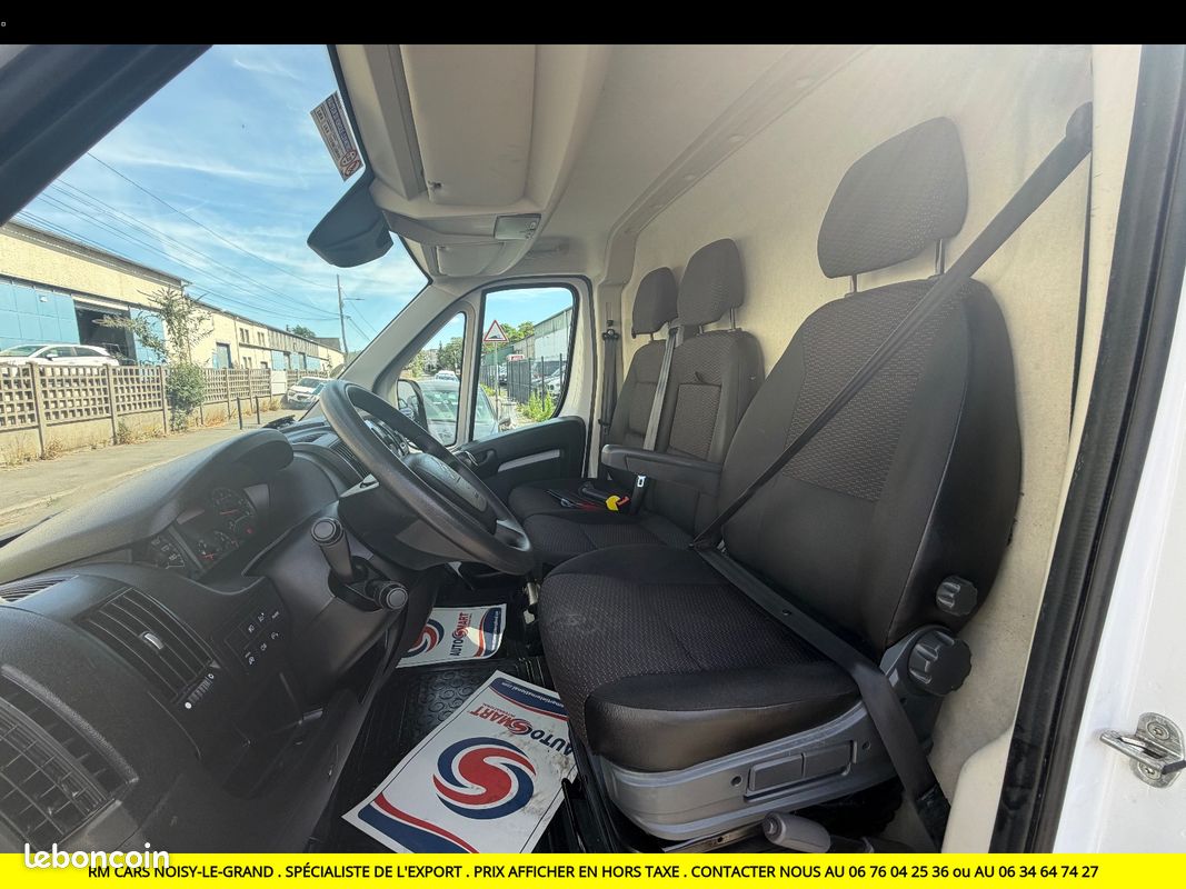 CITROEN JUMPER FOURGON TOLE 33 L1H1 BLUEHDi 140 SS BVM6 DRIVER EXPORT TUNISIE MAROC PRIX EN HT (image 6)