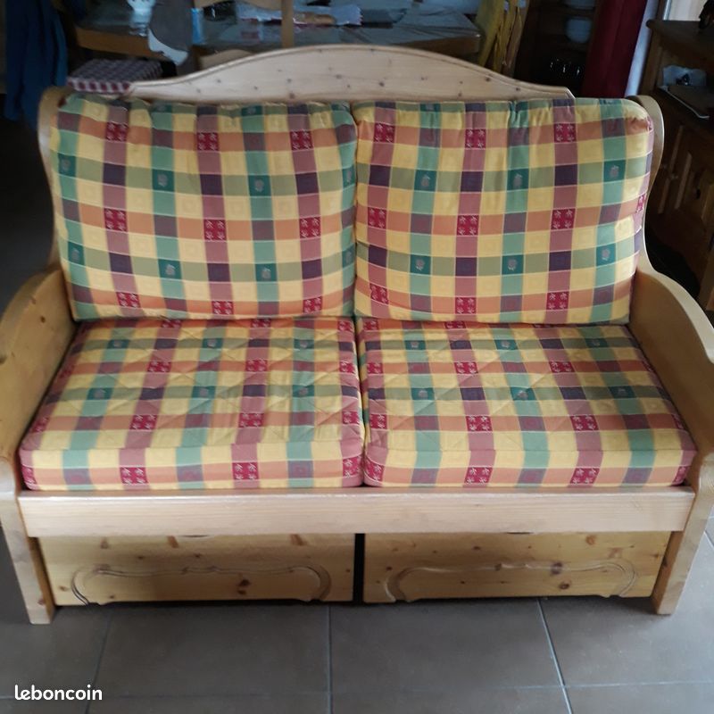 Canapé + fauteuil savoyards (image 1)