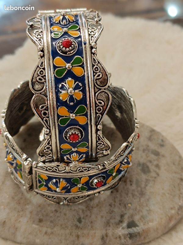 Paire de bracelet berbère imitation bijoux kabyle (image 1)