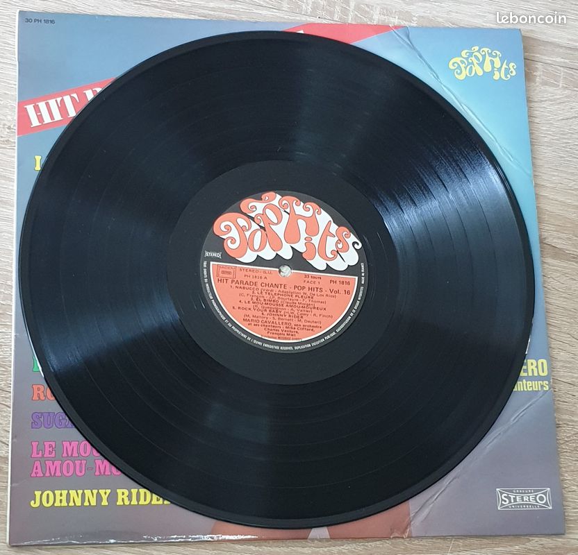 Vinyle 33 tours Hit parade chante (image 3)