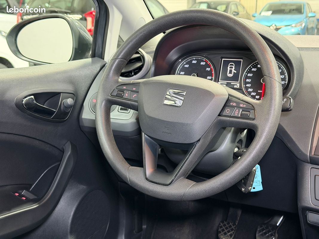 Seat ibiza 1.0l 75 ch referance / radar de recul / jantes / radio bluethooth / climatisation / garantie (image 5)