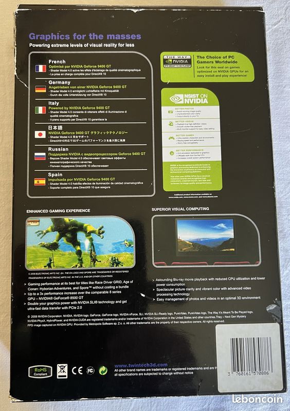 Carte graphique GEFORCE 9400 GT (image 3)