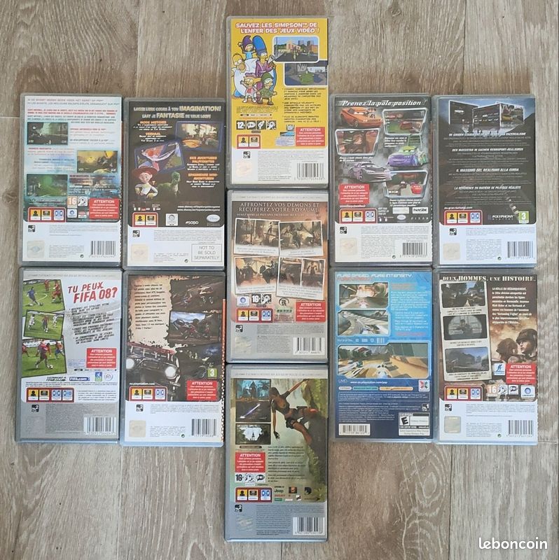 Lot De Jeux PSP - Sélection Variée D'occasion - Bon état