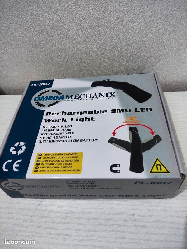 Lampe led rechargeable Omega Mechanix (image 3)