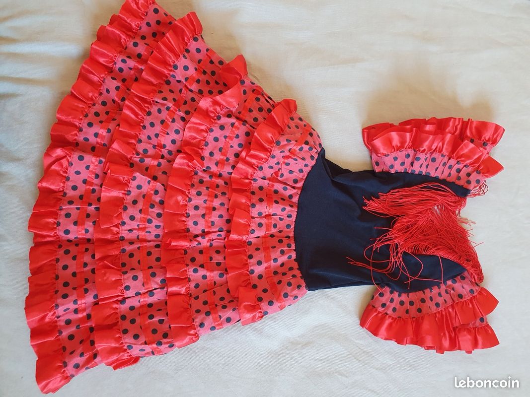 Robe Flamenco sévillane pour Fille Vêtements