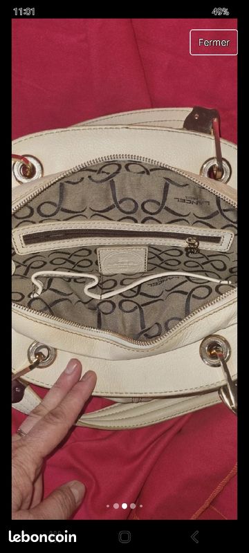 Sac lancel en cuir souple Tonelle très chic et glamour, voir mes autres ventes 🌹 (image 2)
