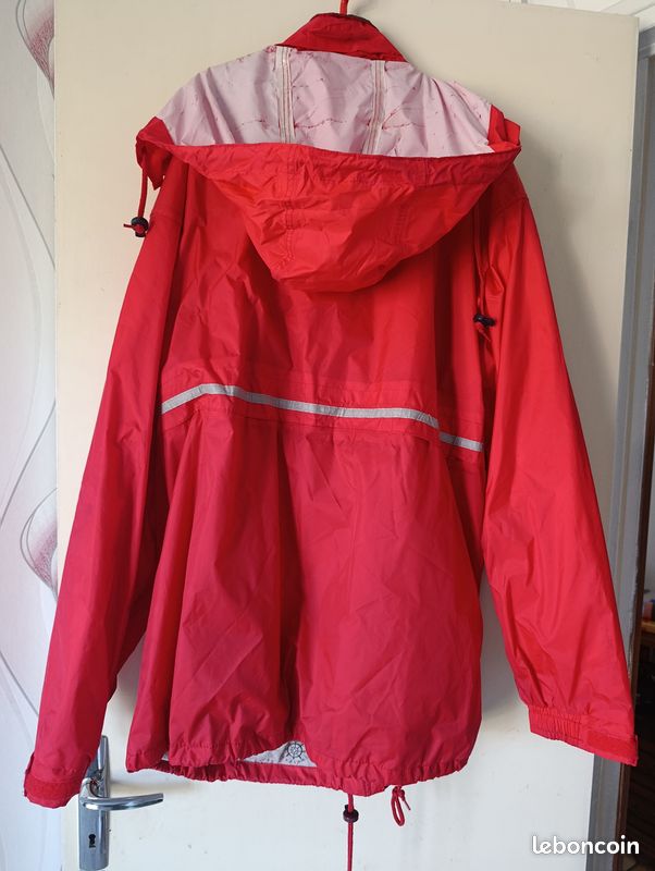 Veste Parka Imperméable Trespass Homme - Rouge, Taille XL - Occasion Très Bon état