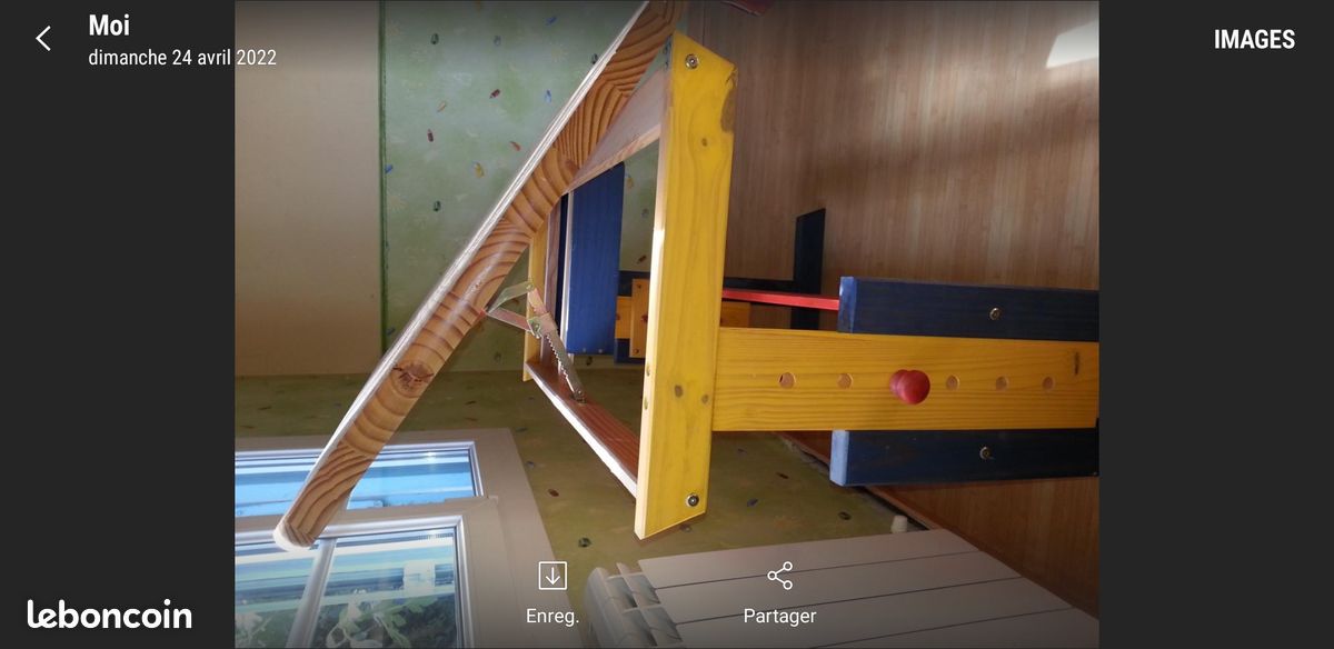 Bureau enfant pin massif (image 3)