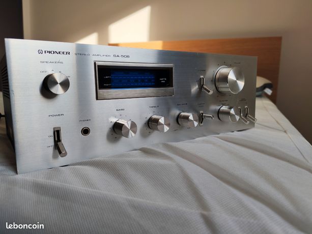 Ampli Vintage Pioneer SA-508 - Stéréo Japonais - Amplificateur Occasion à Restaurer