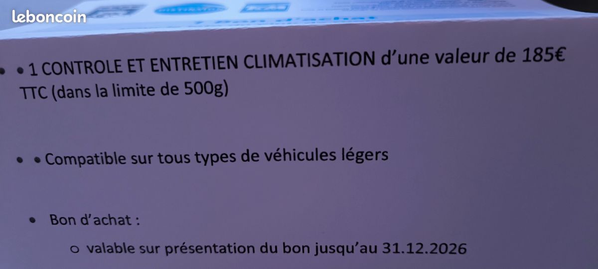 Bon d'achat pour une révision clim chez bros Auto (image 1)