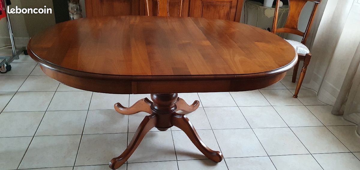 Table en merisier massif + 4 chaises (image 3)