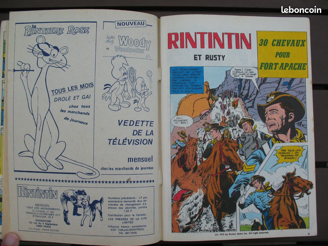 RINTINTIN album n° 53 - avec les RINTINTIN mensuels n° 79 - 80 - 82 (image 19)