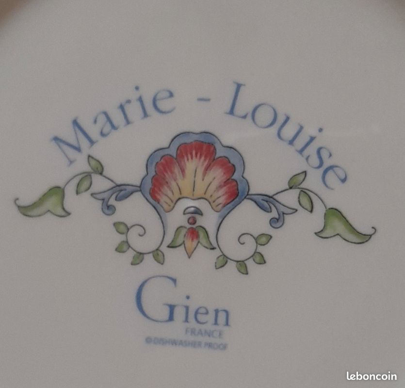 Assiette de Gien Marie Louise neuve (image 2)